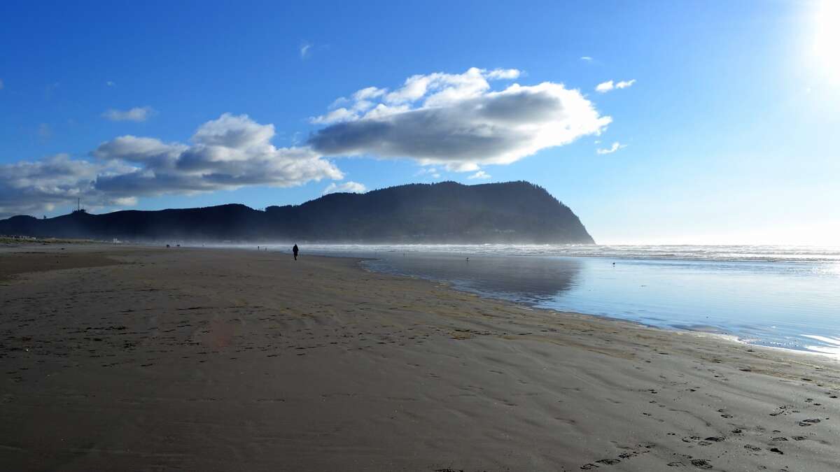 Beach and Tillamook Head view from Seaside Beach Club Condos